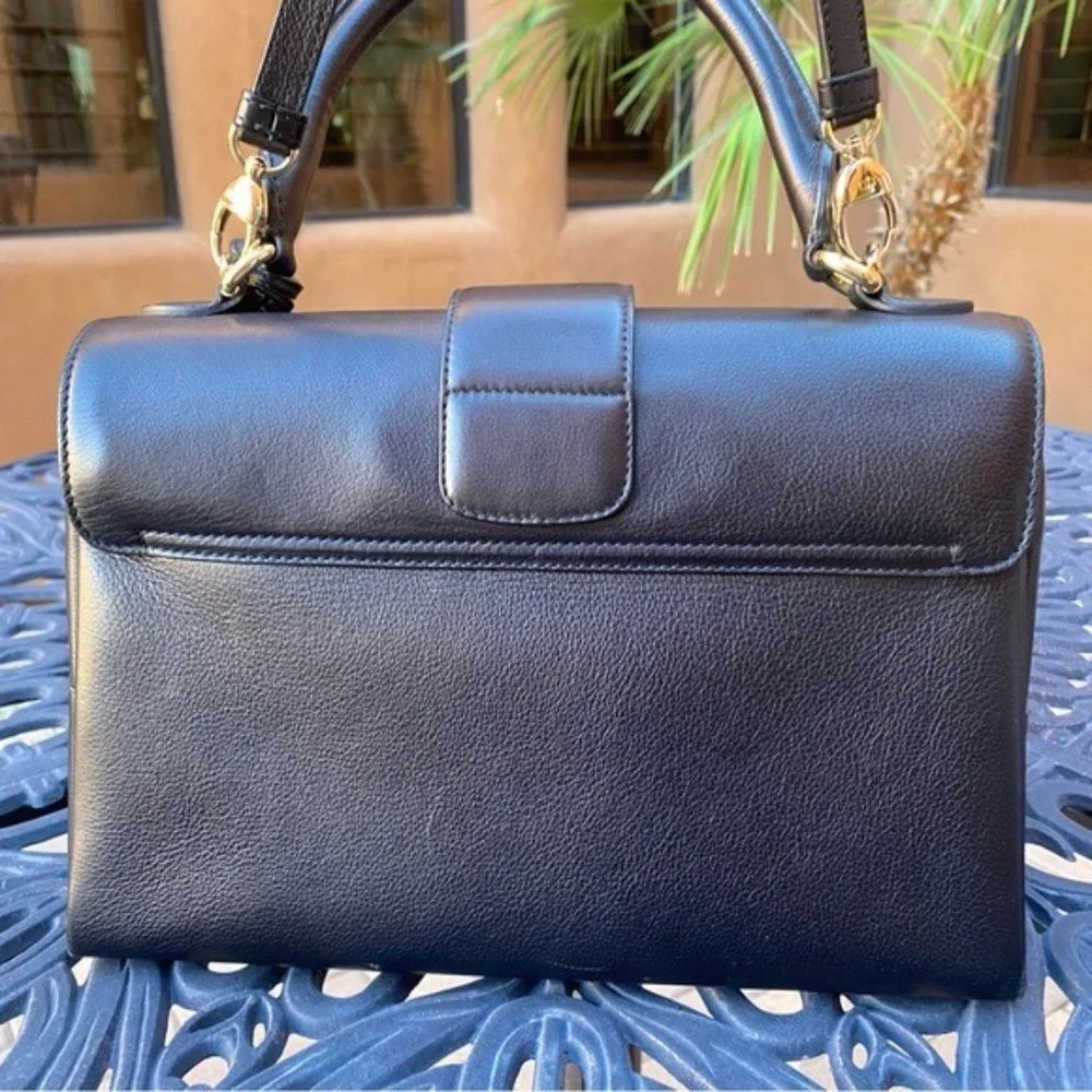 SOLD Dior New Lock Top Handle Leather Bag - Picture 4 of 15